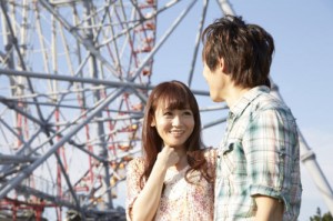 ネットで知り合った女性とデート
